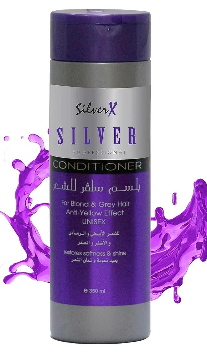 For Blond and Grey Hair Anti-Yellow Effect Restore Soft and Shine For Blond and Grey Hair Anti-Yellow Effect Restore Soft and Shine Conditioner 350ML 350ML